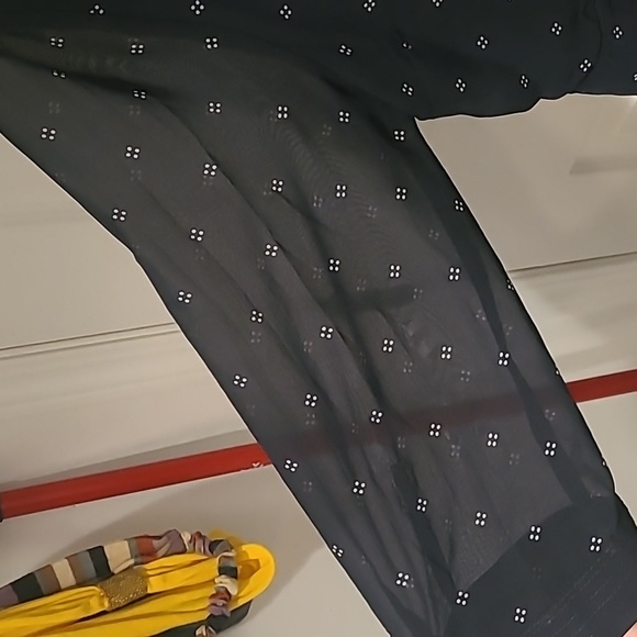 Navy/White Shirt Dress - Picture 2 of 6